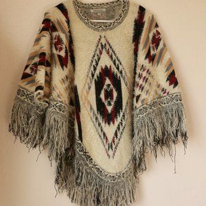 World Market Aztec Inspired Poncho